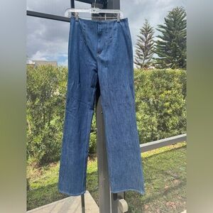 White House Black Market Men's Blue Straight-Leg Jeans